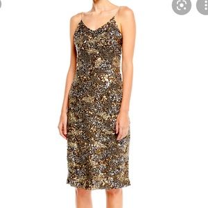 Joie "Hasana" sequined slip-style cocktail dress